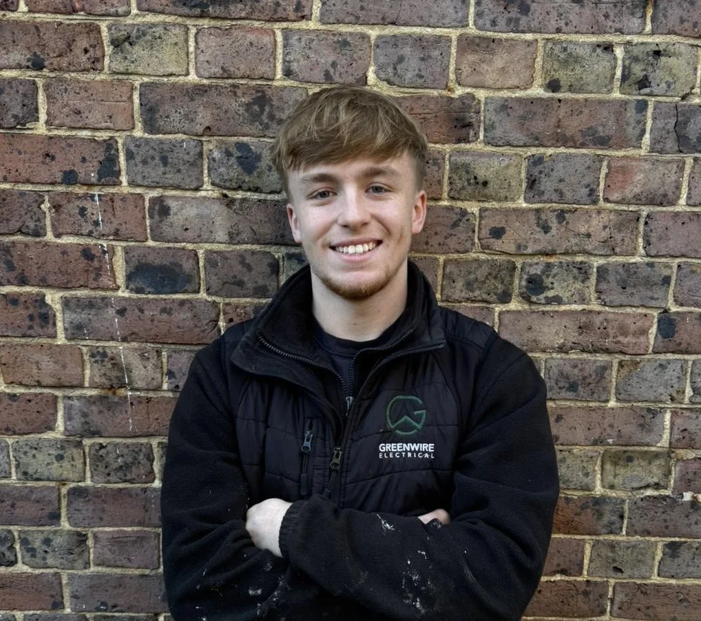 Kai, a member of the Greenwire Electrical team