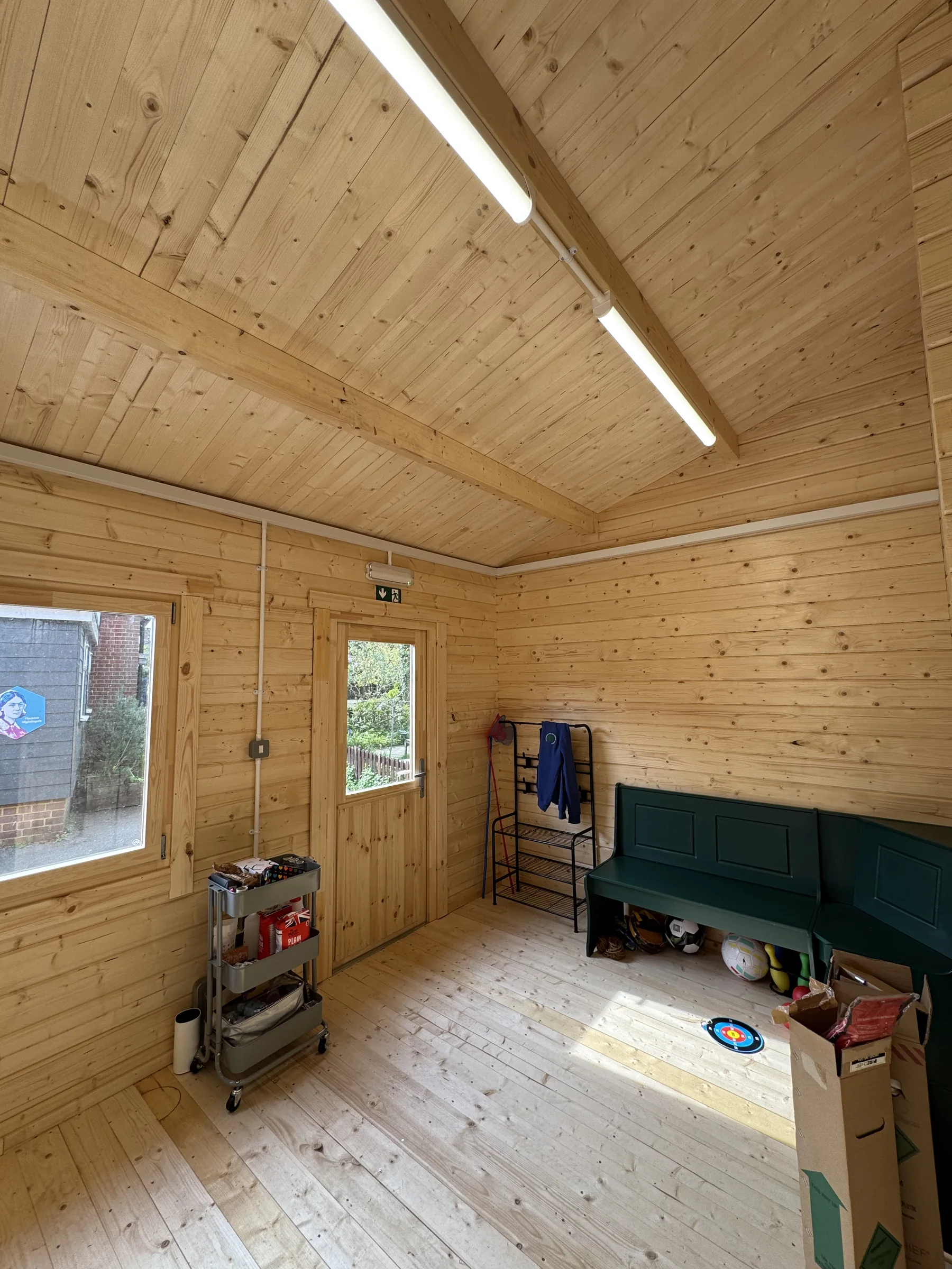 Garden cabin electrics by Greenwire Electrical