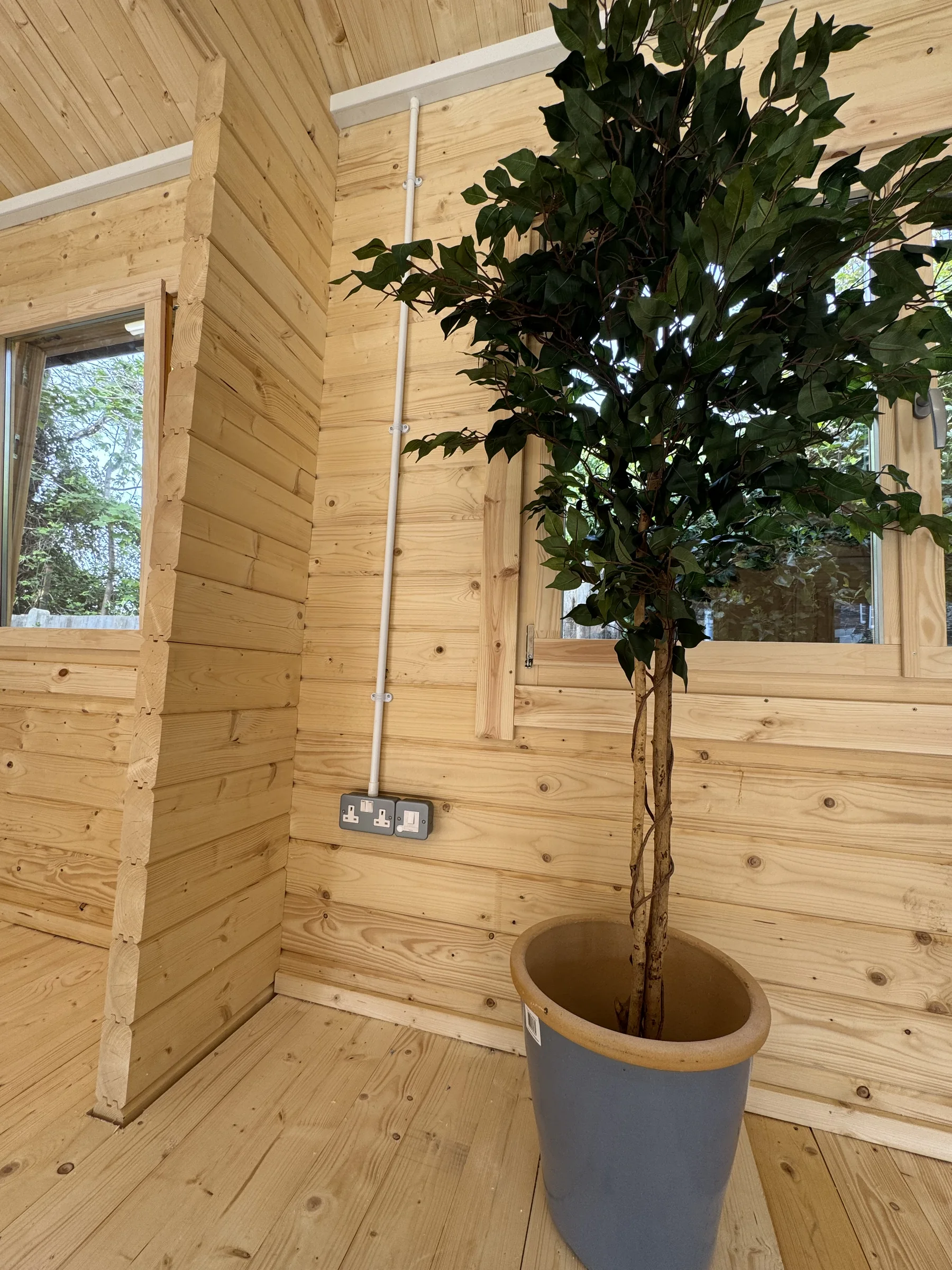 Garden cabin electrics by Greenwire Electrical