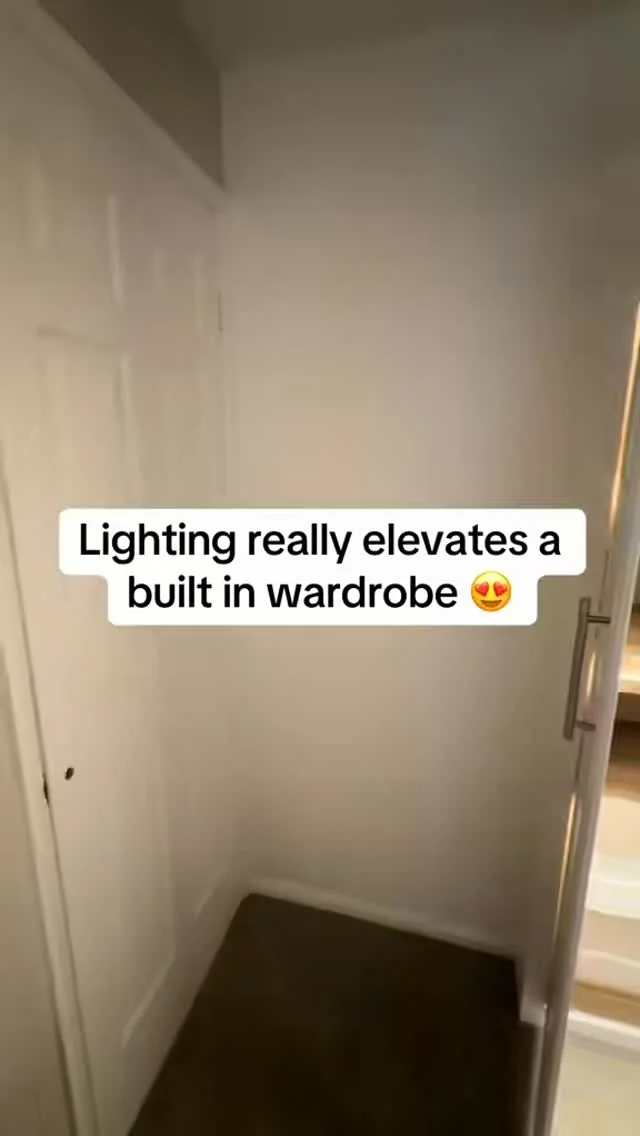 Bespoke wardrobe lighting by Greenwire