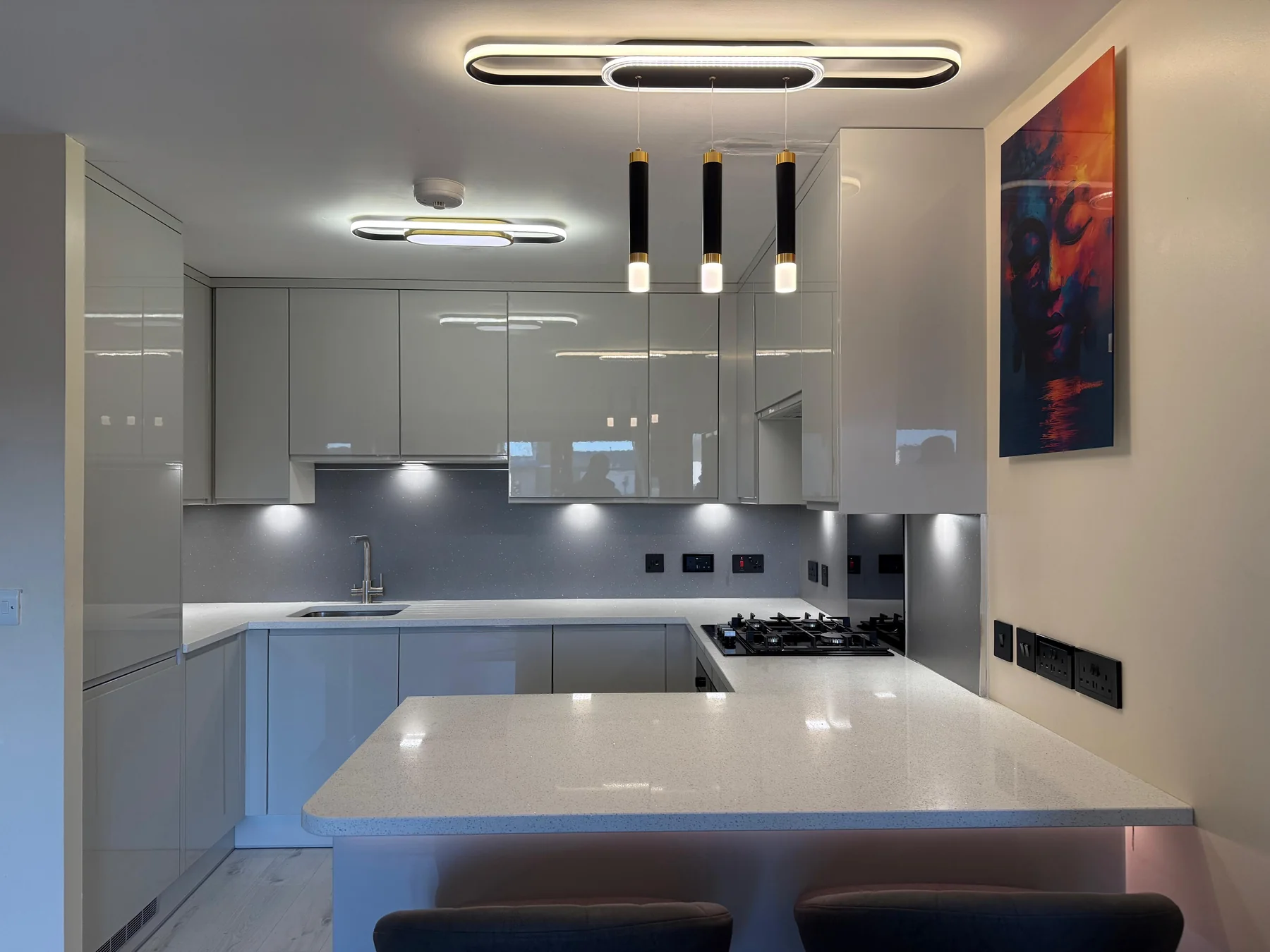 Kitchen electrical installation